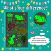 Leesgel Tattoo Children's Dino Birthday Decoration, Pack of 165 Luminous
