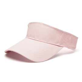 Hileyu Sun Visor Hat Adjustable Baseball Cap Long Peak Thicker Sweatband Sun Visors for Women Men Golf Fishing Tennis Running Cycling Outdoor Sports (Pink)