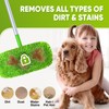 Reusable Mop Pads Fit Swiffer Sweeper, 4-Pack Microfiber Mop Replacement