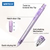 WRITECH Twist Gel Ink Pens: Multicolor Medium Point 0.7mm 6ct