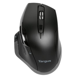 Targus - Bluetrace Wireless Ergonomic Wireless Mouse - 2.4GHz Connection with USB and Laser Precision, 7 Functional Buttons - Black - AMW584GL