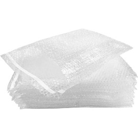 650-6x8.5 Bubble Out Pouches Bags Wrap Cushioning Self Seal Clear 6" x 8.5"