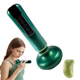 Abnaok Handheld Cellulite Massager with Gua Sha Facial Tools, Cupping Kit for Massage Therapy, Ascily Cellulite Tool with 12 Suction Modes for Legs, Belly, Thighs, Arms, Butt