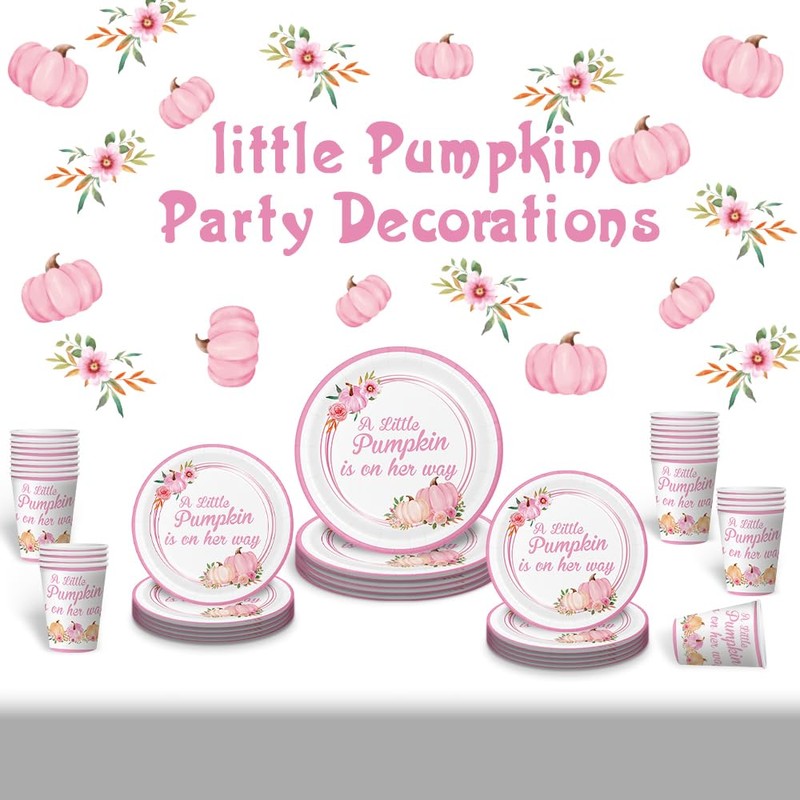 Platos y tazas de A Little Pumpkins is On Her