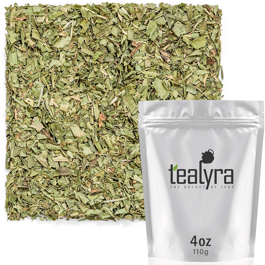 Tealyra - Pure Lemon Verbena - Herbal Loose Leaf Tea - Hot or Iced - Relaxation - Calming - Digestive - Caffeine Free - All Natural - 112g (4-ounce)
