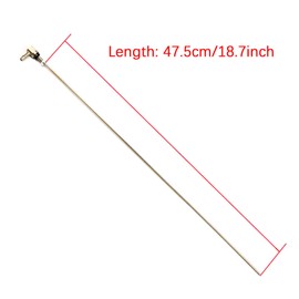 CYDZSW Diesel Heater Fuel Tank Pickup Tube and Fuel Line Kit for Espar Eberspacher Webasto Heaters,47.5cm/18.7inch Long Stand Pipe,4m/13.12ft Fuel Line,Parking Heater Parts Accessories