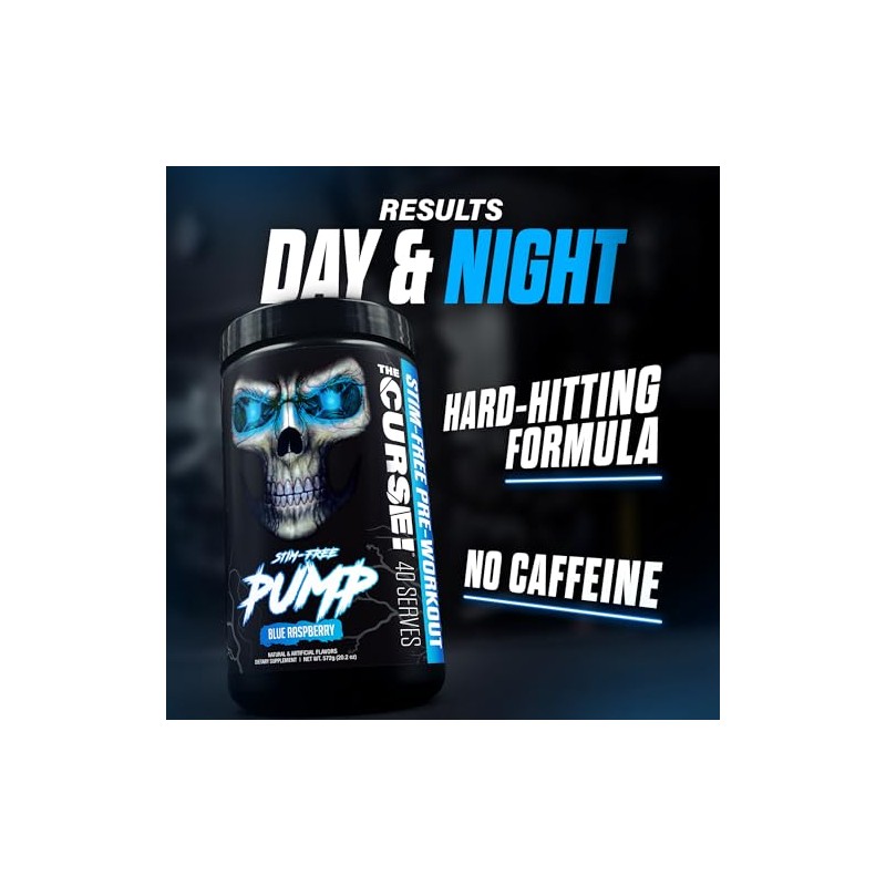 JNX SPORTS The Curse! Pump – Stim-Free Pre-Workout | Peach