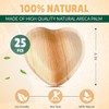 ECO Leaf | 16cm Heart Shape 25 Pack | Disposable