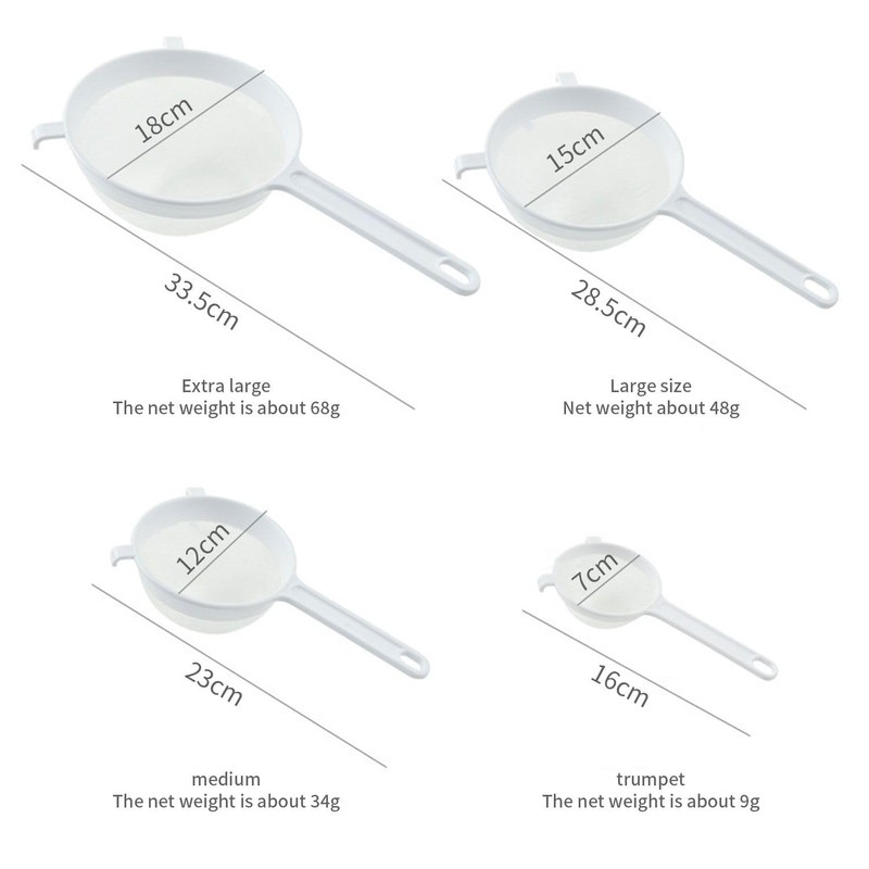 4 Pieces Hand Strainer, Soy Milk Strainer, Tea Strainer, Residue