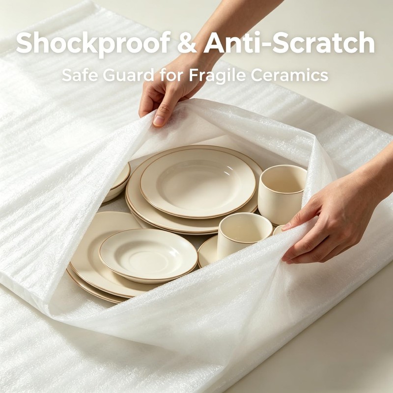 Parts3A Moving supplies,10PC Cushion Foam Pouches,24" x 36",0.5mm Thickness