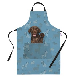 Bang Tidy Clothing Labrador Retriever for Dog Lovers Owners - Cooking Baking Aprons - Kitchen Apron Gift for Women Men Bakers and Cooks