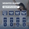 25 lbs weighted blanket Queen Size for Adults (60”x 80”,