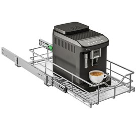 WelFurGeer Soft Close Slide Out Cabinet Shelf, 8" W x 21" D Pull Out Drawers for Kitchen Cabinets, Kitchen Shelf Organizer, Cupboard Organizers and Storage, Under Cabinet Pull Out Shelves