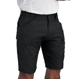 IDOGEAR Mens Tactical Shorts Hiking Cargo Shorts Quick-Dry Multipocket Lightweight Outdoor Athletic Camo Shorts for Summer, Black, 38 Regular