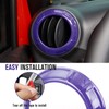 4PCS Center Console Dash Air Conditioner Vent Cover Trim Interior