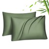 Fittia Lyocell Bamboo Cushion Cover Bamboo Fibre Pillowcase Silky Soft