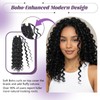 8 Packs Prelooped Boho Gogo Curl Crochet Hair(18 Inch, 4#)