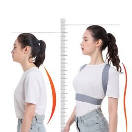 Posture Corrector for Shoulder, Waist, Spine, Forward Head, and Hunchback Band 3 - Posture Correction Band - L