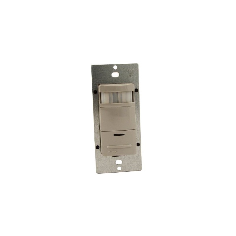 Leviton Decora 120/277V Wall Switch Occupancy Sensor, ODS10-IDG, Gray