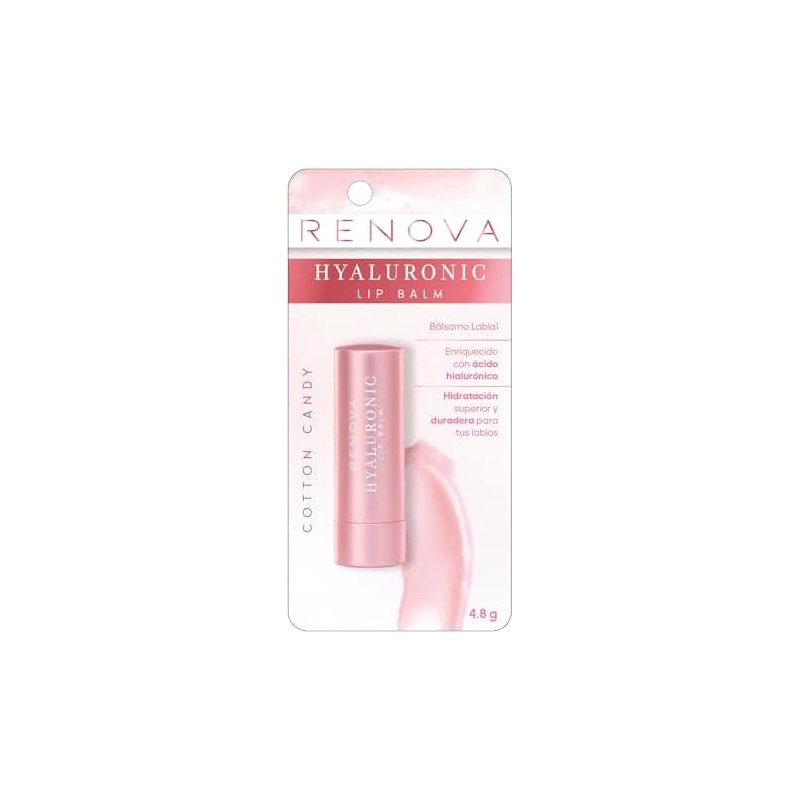 Renova Bálsamo Labial Con Ácido Hialurónico Cottoncandy 4.8g