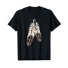 Retro Native American Feather Indian Tribe Heritage Pride T-Shirt