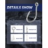BLUEWING Big Game Circle Hooks Heavy Duty Stainless Steel Fishing