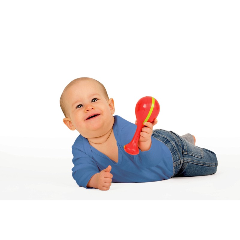 Halilit Baby Maracas. Brightly Coloured Traditional Rattle Shaker Musical Instruments