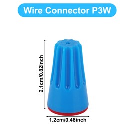 50pcs Waterproof Wire Electrical Connectors, 22AWG-14AWG Low Voltage Outdoor Wire Twist Nuts Cap UL Listed Seal Cable Terminal Connector for Landscape Lighting Irrigation Wet Locations