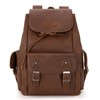 Wrangler Genuine Leather Backpack - Color: Brown