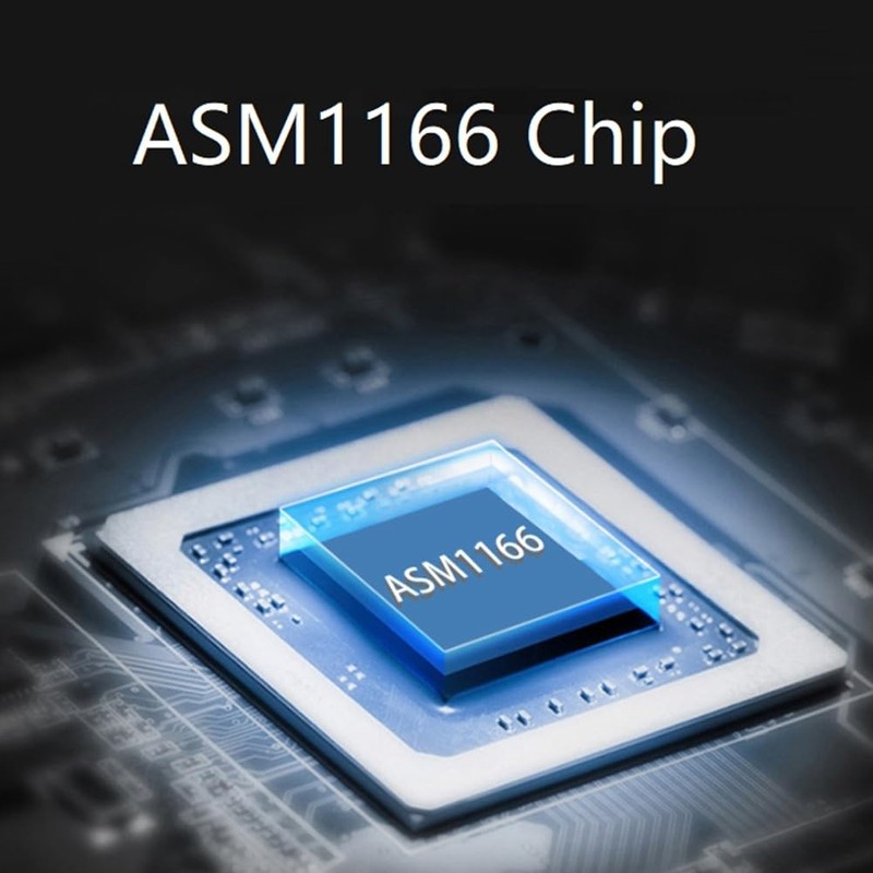 Oidnvay M.2MKEY PCI-E Riser Card M.2NVME to SATA3.0PCIE to SATA6Gpbsx6