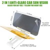 WSSGY Day and Night Anti-Glare Polarized Car Sun Visor Extender