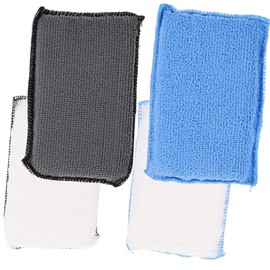 Aiyraa 4 Pcs Car Sponges for Washing, Double-Sided Car Cleaning Sponge Set – Ideal for Car Detailing and Home Use, Durable Scrubbing Pads for Effective Car Washing and Cleaning Tasks