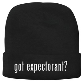 BH Cool Designs got Expectorant? - Men's Soft & Comfortable Beanie Hat Cap, Black, One Size