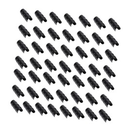 Generic 50 Pieces, Greenhouse Film Clamps Tube Clip Lightweight, 19mm, Frame Pipe Tube Clamp Garden Buildings Tube Clip for Patio