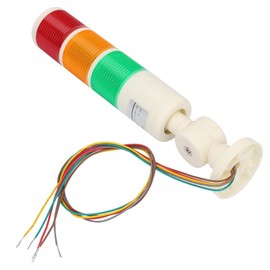 Red/Orange/Green CNC Machine, Signal Light Warning LED Indicator, Alarm Signal Light with Buzzer Sound 24Vdc