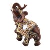 Lucky Feng Shui Wood Grain Elephant Statue Sculpture Wealth Figurine