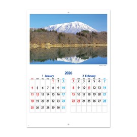 2024 Showido Four Seasons Scenes in Japan (Booklet Calendar, Middle Binding) | Rokuyo | Twenty-Four Seki