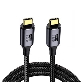 Cablecc USB4 Cable 40Gbps with 100W Charging and 8K@60Hz 5K@60Hz USB4.0 Compatible with Thunderbolt3/4 30cm