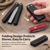 Double Sided Sharpener, Folding Pocket Knife Sharpening Stone Portable Garden