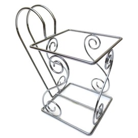 Cara's Casa 1/2 Gallon Juice or Milk Carton Holder - Elegant, Easy Grip Holder with Handle Makes Holding and Pouring Trouble-Free. Sturdy Metal Construction. Nice for Home Kitchen Gifts and Housewarming Gift Ideas.