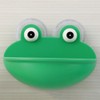 ZIRAN Frog Shaped Soap Dish Holder with Suction Cups Kitchen