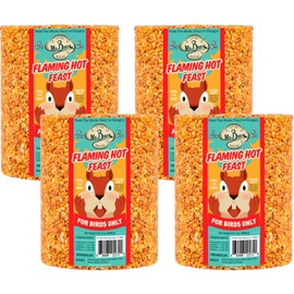 Mr. Bird Flaming Hot Feast Large Wild Bird Seed Cylinder 4 lb. 3 oz. (1, 2, 4,