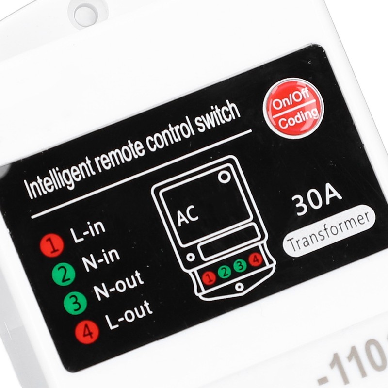 Remote Control Switch 30A Relay 3km Control Range Wireless Remote