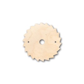 Unfinished Wood Saw Blade Shape Construction Tool Craft up to 46" DIY 10" / 1/8"