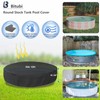 Bitubi 10 Ft Steel Round Stock Tank Pool Cover,Upgraded to