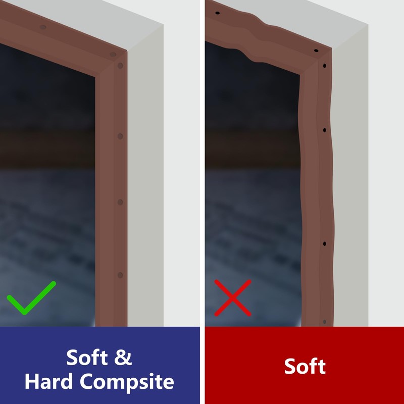 Piclafe Garage Door Seal Top and Sides, Garage Door Weather