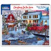 White Mountain Christmas on The Farm Christmas Puzzles 1000 Pieces