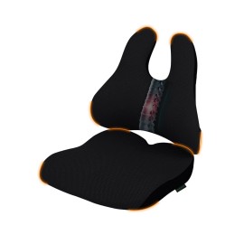 Wowesotica Memory Foam Wheelchair Seat Cushion High-Density Pressure Relief Office Car