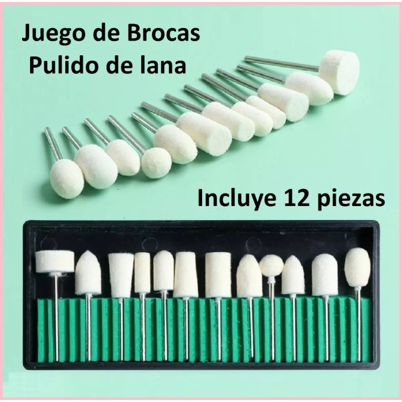 INVDISA Kit De Manicura, Máquina Pulidora Profesional - N U