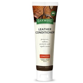 Oakwood Leather Conditioner - Natural Leather Care Dressing for Furniture, Jackets, Sports Gear, Saddles, Tack & Riding Boots - Leather Conditioning Protector & Repair Cream (2 Pack)